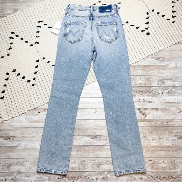 Mother Superior The Dazzler Ankle Lost It Blue Distressed Size 23 NWT - Picture 7 of 13